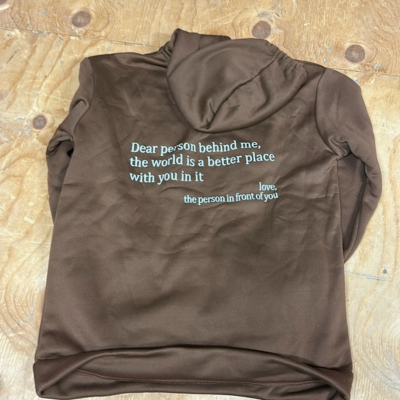 Amazon “You are enough” trending hoodie - brown - Picture 3 of 3